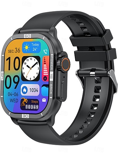  hk96s 2,0 ιντσών amoled smartwatch υποστηρίζει 100 αθλητικές λειτουργίες ip68 αδιάβροχο έξυπνο ρολόι