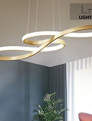  l.t verlichting 1-lichts 75cm acryl dimbare hanglamp led kroonluchter verstelbaar notitieontwerp modern voor thuis woonkamerverlichting alleen dimbaar met afstandsbediening