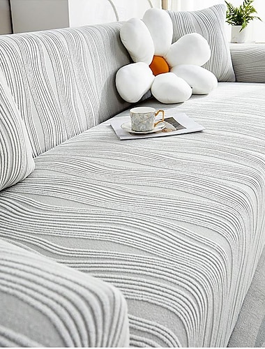  Elastischer Sofabezug aus Jacquard-Samt, All-Inclusive-Universalbezug, für alle vier Jahreszeiten, universelles, faules einteiliges, katzenkratzfestes Sofakissen, langlebig und dehnbar, perfekt für