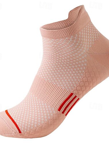  Calcetines Deportivos Calcetines para correr 1 Par Básico Mujer Calcetines de tubo Transpirable Antideslizante Entrenamiento de gimnasio Corriendo Correr Patineta Ciclismo Deportes Color sólido