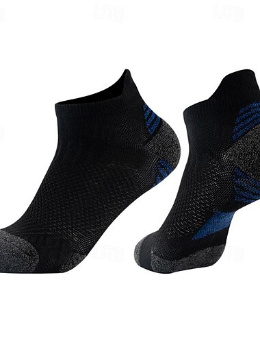  Herren 5 Paare Mehrfachpackungen Socken Laufsport Socken Freizeitsocken Schwarz Weiß Farbe Farbblock Sport & Natur Täglich Urlaub Grundlegend Mittel Frühling Herbst Modisch Brautkleider schlicht