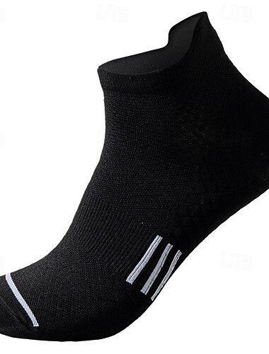  Sportsocken laufsocken 1 Paar Grundlegend Damen Röhrensocken Atmungsaktiv Rutschfest Fitnesstraining Laufen Joggen Skateboarding Radsport Sport Einfarbig Polyester Schwarz Weiß Rosa