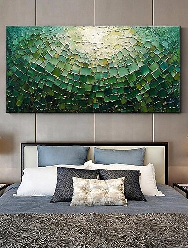  handgemachtes 3D-Ölgemälde auf Leinwand, groß, handgemalt, abstrakt, strukturiert, mit Palettenmesser, Boho-Ölgemälde, Wandkunst, individuell, zeitgenössisches minimalistisches Kunstwerk für