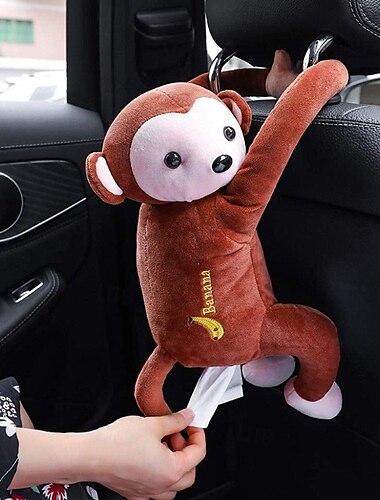  Monkey Butt Tissue Holder Auto Tissue Box Anime Cartoon Papierservietten-Tissue-Box Tier-Tissue-Servietten-Papierbox Papierhandtücher Aufbewahrungshalter fürs Auto