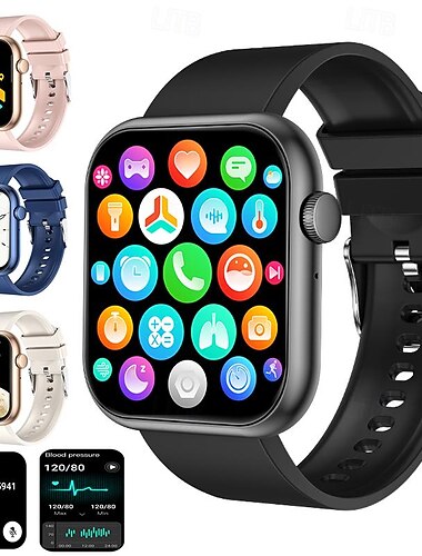  imosi qx7 pro icke-invasiv blodsocker smart klocka 2,0 tum smartwatch fitness löparklocka bluetooth temperaturövervakning stegräknare bluetooth samtal kompatibel med android ios kvinnor män vattentät