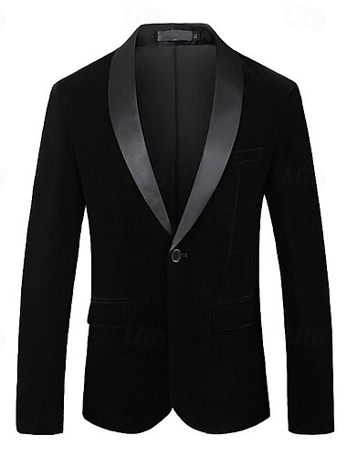  Alles Blazer Sakko Hochzeitsfeier Party & Abend Süß Ganzjährig Kord Glatt Hochzeit Einreihiger Verschluss Blazer Schwarz Rote Blau Grün