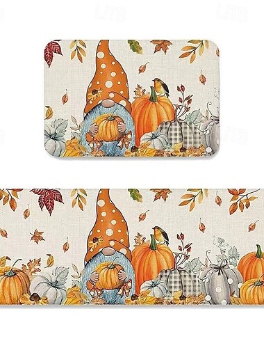  Halloween Dekoration Kürbisse Bereich Teppich Küchenteppich Matte rutschfeste ölfeste Bodenmatte Wohnzimmerteppich Indoor Outdoor Matte Schlafzimmer Dekor Badezimmermatte Eingangsteppich Türmatte