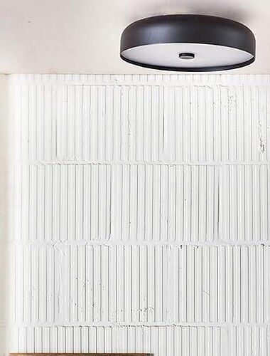  led loftslampe trinløs dæmpning 36/42/53cm 1-lys rund moderne akryl metal flush mount loftslampe indendørs loftslampe til stue køkken soveværelse spisestue 110-240v kun dæmpbar med fjernbetjening
