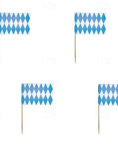  100 pcs Oktoberfest cupcake toppers bière jour gâteau topper festival bavarois gâteau choix pour bière thème fête fournitures Oktoberfest décorations de fête