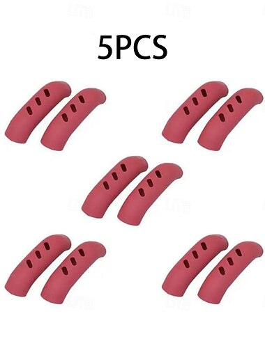 5 stücke silikon pan griff abdeckung wärmedämmung unterstützen griff halter grip hülse küche gadgets