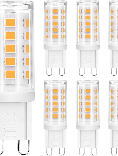  6個 g9 LED電球 白熱電球 4W ハロゲンランプ交換用 40W ちらつきなし AC 220V 240V 省エネ小型電球