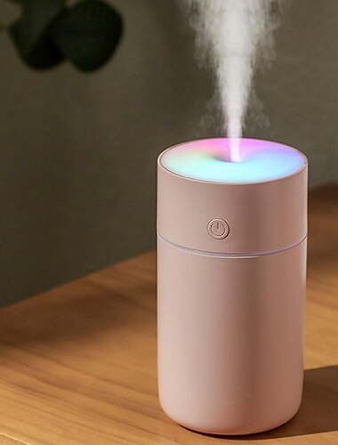  Luftbefeuchter USB-Aufladung buntes Nachtlicht kleiner Desktop Schlafzimmer leise 230ml 1200mAh