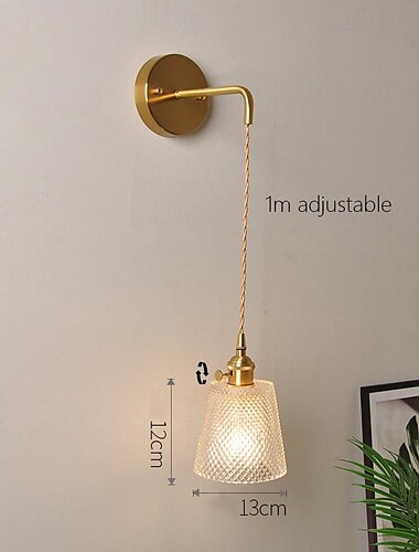  Aplique cu LED de perete de interior alb cald retro industrial vintage pandantiv lampă de tavan din sticlă transparentă e27 hol intrare restaurant 85-265v