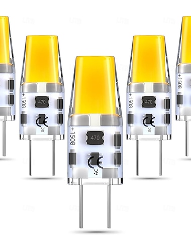  G6.35 bi-pin tipo jc 4w led lampadina cob ac/dc 12v per armadio sotto l'armadio soffitto tavolo lampadario a sospensione luci d'accento