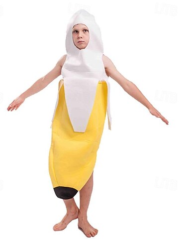  Banane Faschingskostüme Cosplay Kostüm Lustige Kostüme Kinder Jungen Mädchen Cosplay Leistung Party Halloween Karneval Maskerade Einfaches Karnevalskostüm
