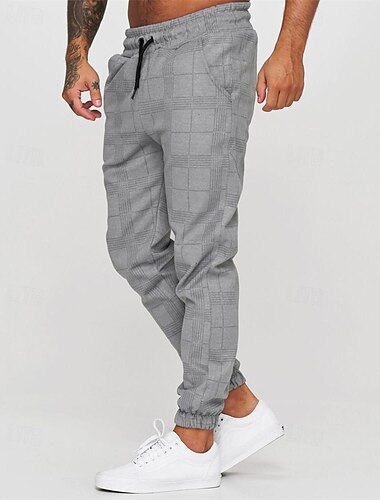 Voor heren Joggers Joggerbroek Joggingbroeken Hardloopbroeken Trainingsbroek Zak Elastische tailleband Broeken / Regenbroek / Overbroek Buiten Sport & Outdoor Sportief Katoen Zacht marathonloop
