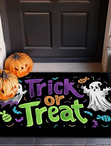  Halloween-Dekorationen, Jagdhaus-Fußmatte, Küchenmatte, Bodenmatte, rutschfester Teppich, ölbeständiger Teppich, Indoor-Outdoor-Matte, Schlafzimmerdeko, Badezimmermatte, Eingangsteppich