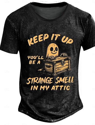  Graphic Slogan Retro Vintage Brautkleider schlicht Streetstyle Herren 3D-Druck T Shirt Sports Outdoor Festtage Ausgehen T-Shirt Schwarz Blau Braun Kurzarm Rundhalsausschnitt Hemd Frühling Sommer