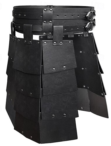  Medeltida kostymer Renässans Kläder Ren Faire Viking Herr Viking Halloween Karnival Maskerad LARP Vuxna Kjol