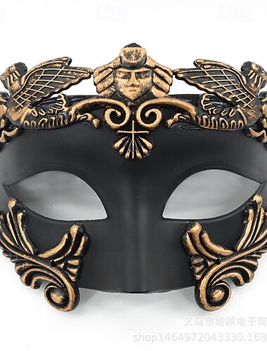  Griechische Göttin ROMAN Karnevalsmaske Maske Venezianische Maske Erwachsene Damen Metall Legierung Sexy Kostüm Party Maskerade Halloween Karneval Einfaches Karnevalskostüm