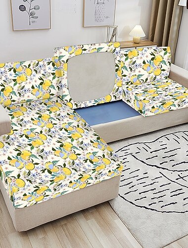  Κάλυμμα μαξιλαριού καθίσματος Φλοράλ Βαμμένα Νήματα Μικροΐνες slipcovers