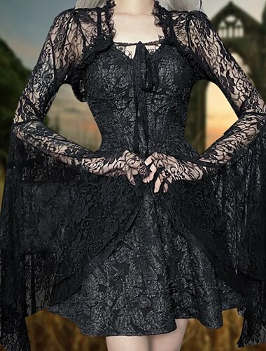  Retro Vintage Gotische Lolita Maskerade Schals Gothic Mädchen Spitze Damen Fantasie Steampunk Maskerade Party / Abend Erwachsene Schal
