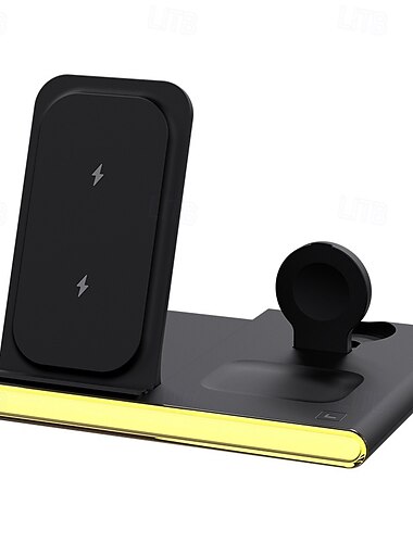  kabelloses Ladegerät, Ladestation, 8-Port-Multi-USB-Ladestation, RoHS-CE-zertifiziert, FCC, schnelles kabelloses Laden, Magsafe, magnetisch für Handy, Tablet, iPhone, iPad, Handy, Tablets, 1 Stück