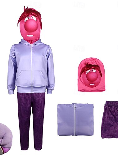  Inside Out 2 כַּעַס פַּחַד עֶצֶב שמלות תחפושות קוספליי קוספליי תחפושות משחק של דמויות מסרטים for בגדי ריקוד גברים בגדי ריקוד נשים בנים בגדי ריקוד ילדים מבוגרים האלווין (ליל כל הקדושים) קרנבל מסיבה