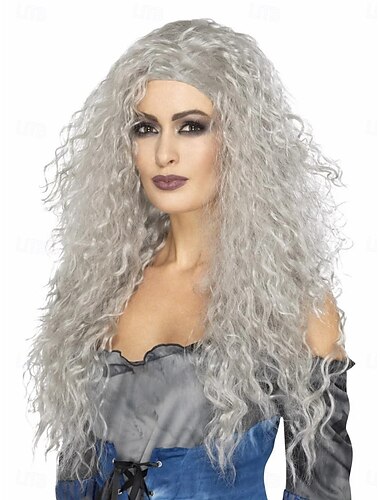  Peluca de mujer Banshee, pelucas de fiesta de cosplay de Halloween