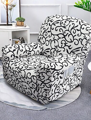  Stretch-Bezug für Relaxsessel mit Blumenmuster, hochwertiger Stoffbezug mit elastischem Design für eine perfekte Passform und stilvollen Schutz Ihrer Möbel