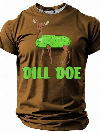  Hombre Caballo Gracioso Camiseta Manga Corta Camiseta Impresión 3D Cuello Barco Camisa Retro Antiguo Casual Estilo callejero Deporte Festivos Noche Negro Azul Piscina Marrón Primavera verano Ropa S M