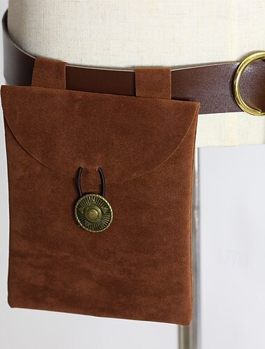  Πολεμιστής Βίκινγκ Ρετρό / Βίντατζ Μεσαίωνα Αναγέννησης Θήκη ζώνης Geantă la Curea  Τσαντάκι μέσης Ανδρικά Γυναικεία Στολές Πεπαλαιωμένο Μεταμφίεση Καθημερινά Τσάντα