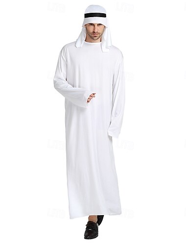  Arabische Prinzessin Arabischer Prinz Faschingskostüme Kleid Cosplay Kostüm Haloween Figuren Erwachsene Herren Cosplay Leistung Party Halloween Karneval Einfaches Karnevalskostüm