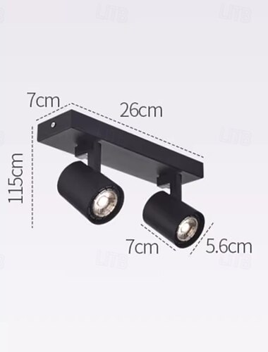  Ceilling Light Aluminum Small Spotlights Led Living Room Cafe Bar Golden Track Lights Homestay Decoration Bright Down Light