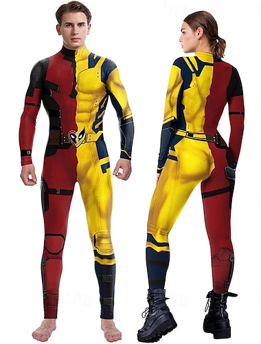  costumes zentai de super-héros pour couples, combinaisons de costumes pour adultes, fête / soirée pour hommes, costumes d'Halloween faciles