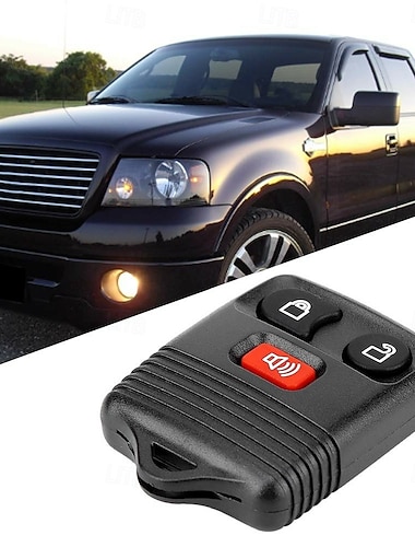  Llavero de entrada sin llave para Ford F150 F250 F350 Explorer Expedition 1998-2016/Ranger Escape Edge E150 Freestar/Lincoln Navigator Mercury Mazda 3 botones de repuesto de control remoto