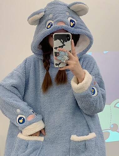  Erwachsene Tier Onesie-Kostüm Karton Dinosaurier Monster Pyjamas-Einteiler Kigurumi-Pyjamas Charme Lustiges Kostüm Für Herren und Damen Karneval Karikatur