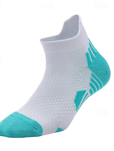 Herren Socken Kompressionssocken Fahrradsocken Sportsocken Campen und Wandern Übung im Freien Radsport / Fahhrad Fahhrad / Radsport Rutschfest warm halten Antirutsch 1 Paar Winter Streifen Baumwolle