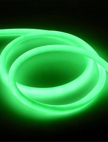  1m 2m 3M Neonstreifenlichter 150 LEDs Flexibel Neon 14mm 1 Set Warmweiß Rot Blau LED Neonlichte Draussen Wasserdicht Urlaub 220-240 V 110-120 V