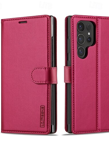  Handy Hülle Handyhüllen Für Samsung Galaxy S24 Ultra Plus S23 Ultra Plus S22 Plus Ultra S21 FE A55 A35 A25 A15 5G A54 A34 A14 S20 FE S25 Ultra Rückseite Brieftasche Kartenetui mit Halterung Abnehmbar