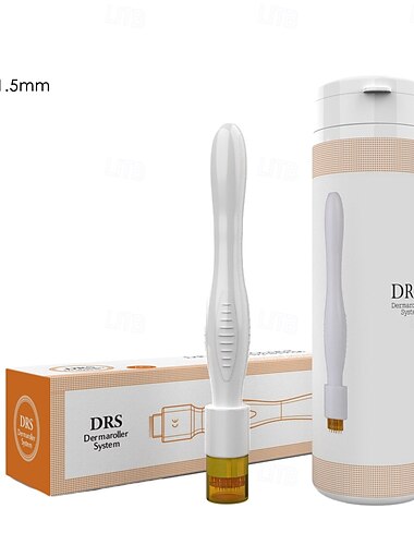 40 Nadeln DRS Derma Stamp 0,5 mm/1,5 mm Mikronadelung aus Titanstahl für die Hautpflege kleiner Bereiche