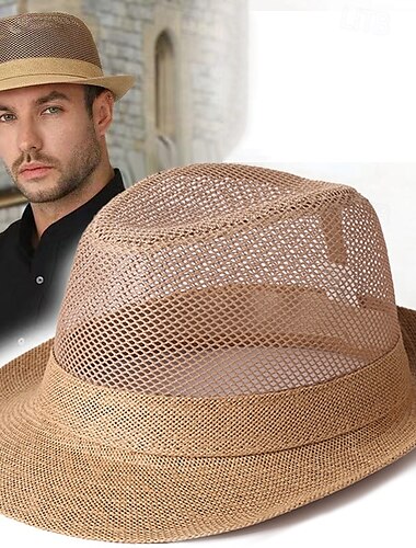  Sombrero Hombre Gorro para el Sol Sombrero Bob Filtro Solar Transpirable para Pesca Playa Camping / Senderismo / Espeleología Color sólido Poliéster Verano Primavera