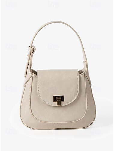  Women's Classic Black Leather Handbag - Elegant Flap Closure with Gold-Tone Hardware, Perfect for Professional and Evening Wear