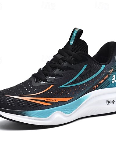  Leichte Performance-Laufschuhe für Herren – atmungsaktive Mesh-Sneaker in Mint und Koralle mit dynamischem Design