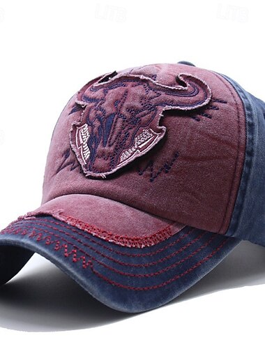  Herren Baseballkappe Sonnenhut Visier Sonnenschutz Atmungsaktiv für Angeln Strand Camping / Wandern / Höhlenforschung Patchwork Polyester Sommer