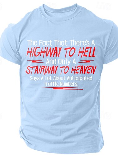  Herren Zitate & Sprüche Mit Buchstaben bedruckt Lustig T Shirt T-Shirt 100% Baumwolle Kurzarm Grafik Hemd Hellgrau meliert Schwarz Weiß Bequemes T-Shirt Straße Sport im Freien Modedesigner-Kleidung
