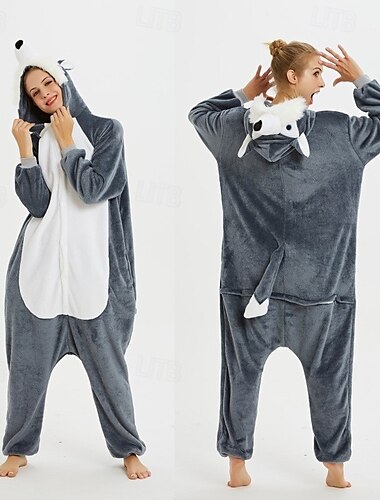  Barn Vuxna Djur Gruppdräkt Onesie kostym Karnevalsdräkt Tecknat Lejon Hes Onesie-pyjamas Kigurumi pyjamas Berlock Rolig kostym För Herr och Dam Pojkar och flickor Karnival Tecknad serie