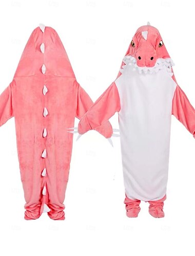  Paare Dinosaurier Hai Halloween Gruppen Familienkostüme Kinder Erwachsene Unisex Lustige Kostümparty Homewear Halloween Karneval Einfache Halloweenkostüme