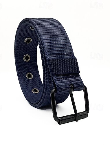  Herren Taktischer Gürtel Hüftgurt Schwarz Blau Nylon Aleación Langlebig Einstellbar Glatt Outdoor Täglich
