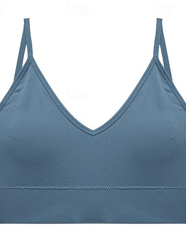  Mujer Sujeción Ligera Sujetadores de Deporte Sujetador para correr Espalda Abierta Sujetador superior Acolchado Aptitud física Deportes recreativos Corriendo Transpirable Ligero Suave Negro Blanco